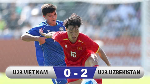 Kết quả U23 Việt Nam 0-2 U23 Uzbekistan: U23 Việt Nam vào tứ kết ASIAD 2026 